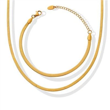 Flache Schlangenkette