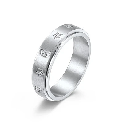 Mond- und Stern-Spinnerring