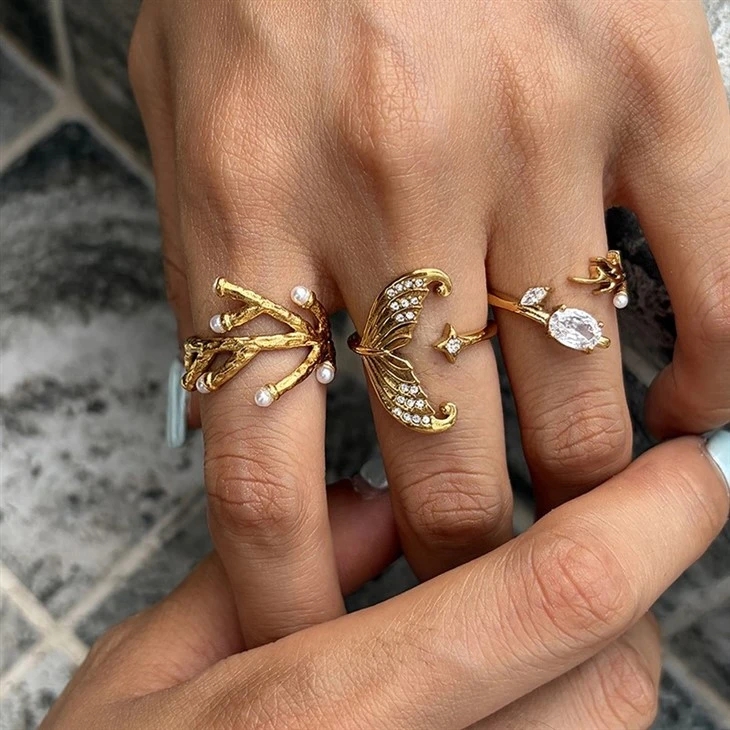 Coral Branch Pearl Ring best