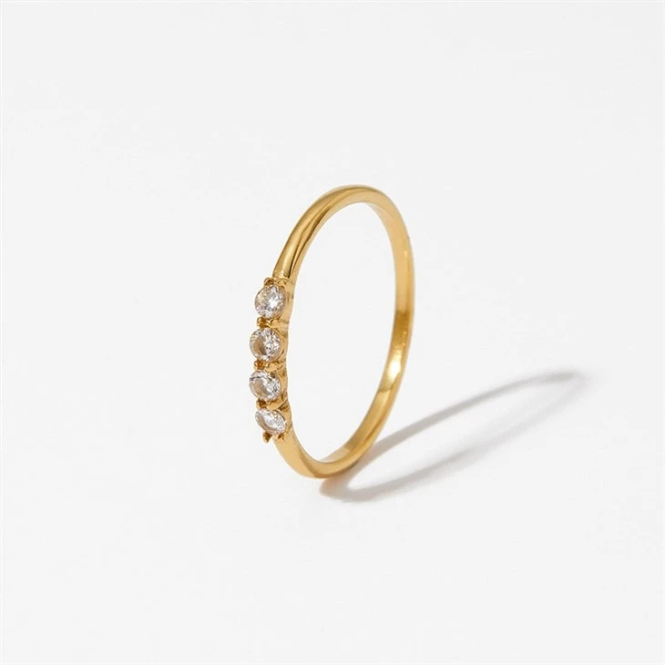Dainty CZ Stackable Ring best