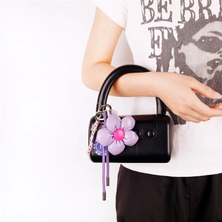 Fashion Blogger Lanyard | 3D Flower & Ribbon Charm For Bag best