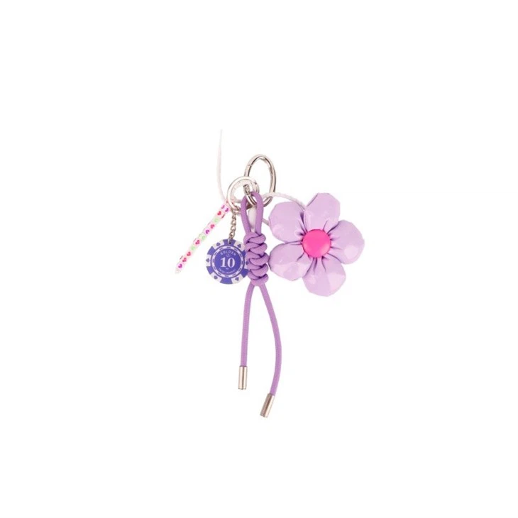 Fashion Blogger Lanyard | 3D Flower & Ribbon Charm For Bag factory